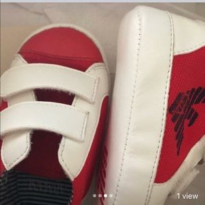 Armani infant shoes